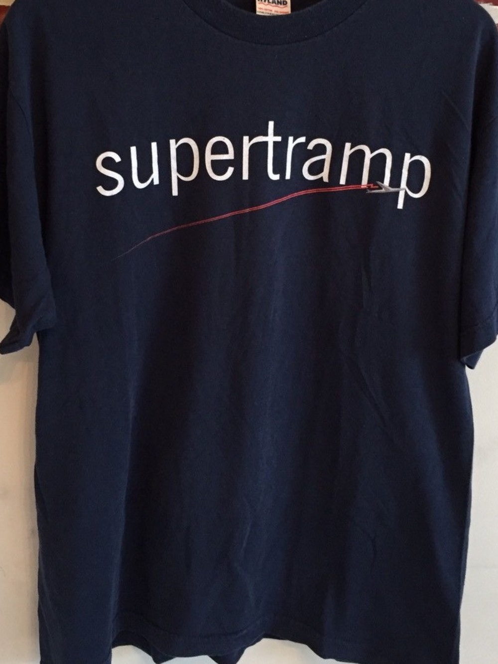 Supertramp 2002 'One More For The Road' Navy Tour Tee vintage large - Picture 7 of 7